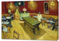 Obraz 100x70cm The Night Café, Van Gogh Vintage do Salonu