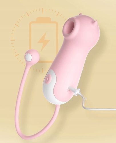 WIBRATOR SSĄCY ŁECHTACZKĘ, MASAŻER Z AKUMULATOREM na Arena.pl