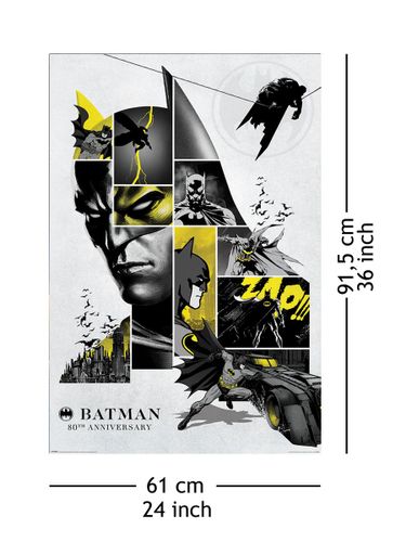 Batman 80-ta rocznica - plakat 61x91,5 cm na Arena.pl