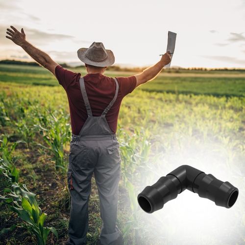 ZESTAW 10X KOLANKO ŁĄCZNIK DO LINII KROPLUJĄCEJ WĘŻY RUR WCISKANY WTYK ∅16 na Arena.pl