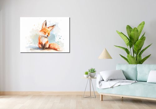 Obraz 100x70cm Zadowolony Lisek na Arena.pl