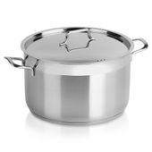 Garnek stalowy z pokrywką ANETT 26 cm, 8,2 l