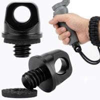 Uchwyt na Pasek 1/4" ŚRUBA Aparatu Gimbala 18 mm Aluminium Guma Czarny