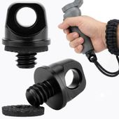 Uchwyt na Pasek 1/4" ŚRUBA Aparatu Gimbala 18 mm Aluminium Guma Czarny