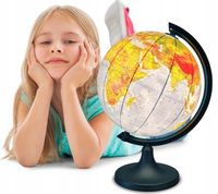 Globus 250mm PODŚWIETLANY * LED * 2w1 + APLIKACJA na prezent produkt polski