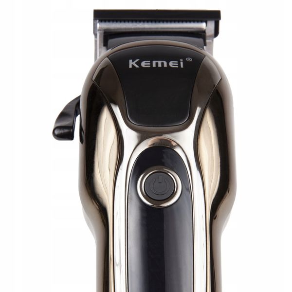 BEZPRZEWODOWA MASZYNKA DO STRZYŻENIA WŁOSÓW KEMEI KM-1990 BARBER USB LCD zdjęcie 14