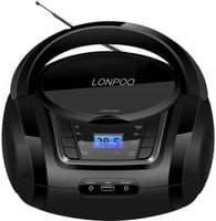 Radioodtwarzacz Lonpo LP-D03 CD BLUETOOTH FM USB AUX IN Boombox Czarny