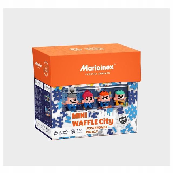 Mini Waffle Marioinex City Posterunek Policji, komisariat 280 el 4 fig zdjęcie 2