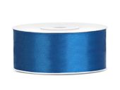 Wstążka tasiemka satynowa niebieska, 6-38 mm - 25