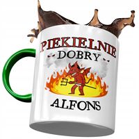 Kubek Zielony Dla Alfonsa Piekielnie Dobry Prezent Z Nadrukiem Ze Zdjęciem