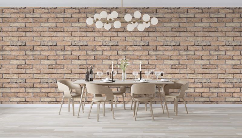 TAPETA CEGŁY CEGŁA KAMIEŃ WINYLOWA NA FLIZELINIE zdjęcie 6