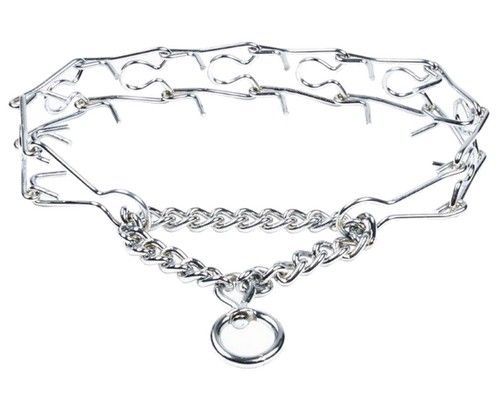 Solidna chromowana kolczatka zaciskowa dla ciągnącego psa Chaba Rozmiar 3D na Arena.pl