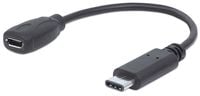 KABEL USB C-MicroB M/F USB 2.0 HI-SPEED MANHATTAN 0,15m 353335