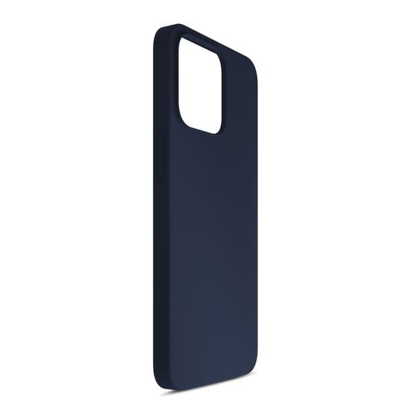 apple iphone 15 pro - 3mk silicone case dark navy zdjęcie 8