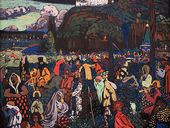 Reprodukcje obrazów Colorful Life - Wassily Kandinsky Rozmiar - 70x50