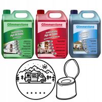 Płyn koncentrat do toalet turystycznych zestaw 15L GREEN BLUE RED TOI TOI