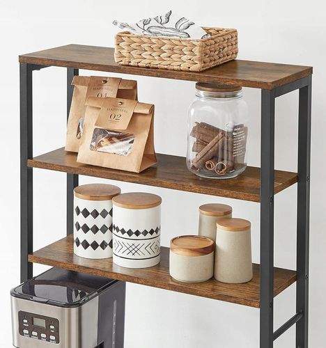 Regał szafka kuchenna 6 POZIOMÓW dąb rustykalny 40 x 60 x 167 vintage na Arena.pl