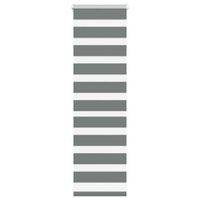 Roleta zebra, ciemnoszara, szerokość tkaniny 40,9 cm, poliester