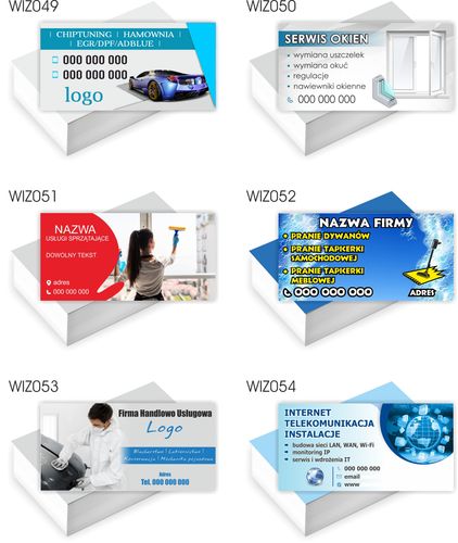 Wizytówki firmowe GOTOWY PROJEKT GRATIS 200 sztuk SPŁYWY KAJAKOWE na Arena.pl