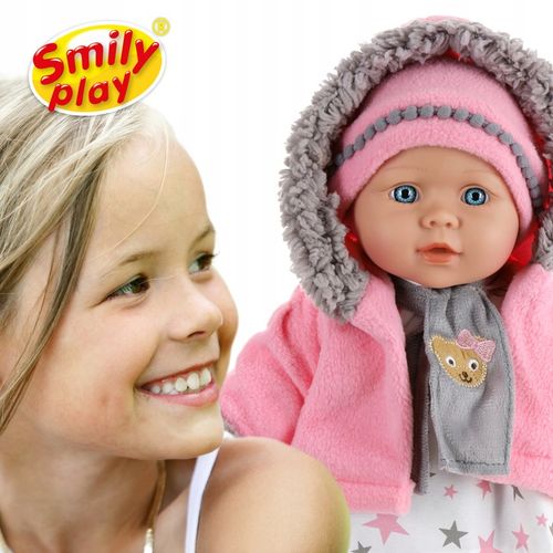 Julka Lalka bobas duża jak żywa Smily Play uczy śpiewa opowiada PL/ENG 41cm na Arena.pl