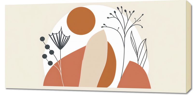 Obraz 100x50cm Organiczny Splot zdjęcie 1