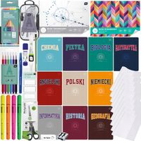 Wyprawka szkolna 4-8 klasa Interdruk zestaw do szkoły zeszyty przybory