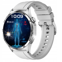 SMARTWATCH męski Rubicon RNCF38 silver/grey silicon