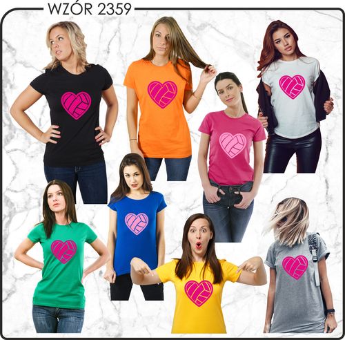 Koszulka T-shirt z nadrukiem dla SIATKARKI na Arena.pl