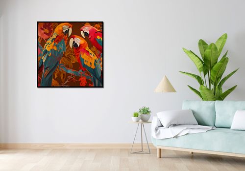 Plakat 90x90cm Kolorowe Ary na Arena.pl