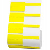 2X Etykiety samoprzylepne termiczne do Niimbot K3 na kable 38x25+40 1000szt