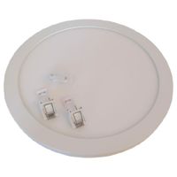plafon led 24w 1800lm śred. 330mm ip44 ciepła biel