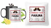 Dla Pauliny Zestaw Kubek Magiczny + Poduszka Z Nadrukiem Ze Zdjęciem