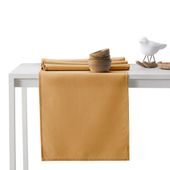 Zestaw obrus + bieżnik plamoodporny EMPIRE 115x200 + 30x200 Złoty