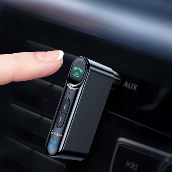 Baseus Transmiter Odbiornik Audio AUX Bluetooth 5.0 do auta zdjęcie 3