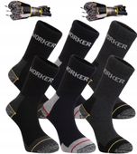 SKARPETY ROBOCZE WORK WYTRZYMAŁE MOCNE SKARPETKI BAWEŁNA 6-PAR MORAJ 39-42