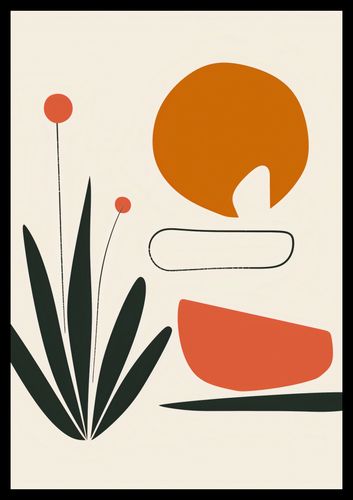 Plakat 68x98cm Abstrakcyjny Zen na Arena.pl