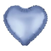 Balon foliowy serce granatowe matowe, 45 cm