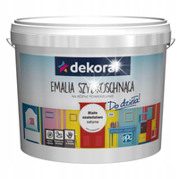 DEKORAL FARBA EMALIA AKRYLUX BIAŁE SZALEŃSTWO 10L