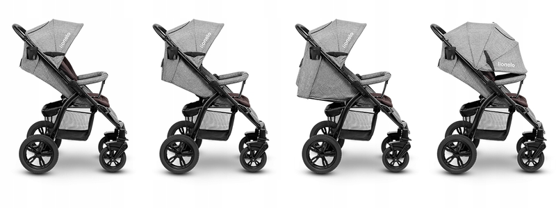 Wózek Spacerowy Lionelo Annet Moskitiera Duże Koła zdjęcie 5