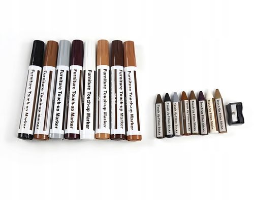 ZESTAW NAPRAWCZY MARKERY DO RYS NAPRAWY PANELI MEBLI DREWNA DRZWI WOSK na Arena.pl