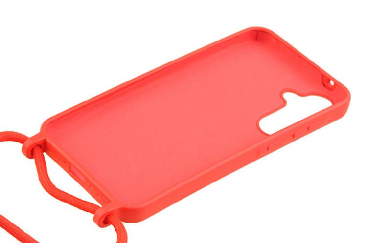 Etui ze sznurkiem RCK do Samsung Galaxy A35 5G czerwony zdjęcie 4