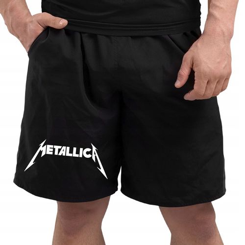 SPODENKI Z NADRUKIEM LOGO METALLICA DLA FANA ROCK na Arena.pl