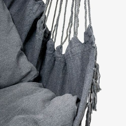 KRZESŁO BRAZYLIJSKIE FOTEL WISZĄCY HAMAK HUŚTAWKA NA BALKON BOHO +PODUSZKI na Arena.pl