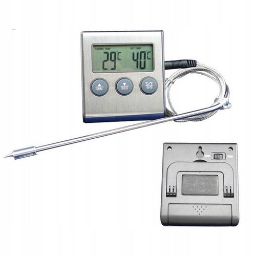 TERMOMETR DO PIEKARNIKA WĘDZARNI GRILL SONDA TIMER na Arena.pl