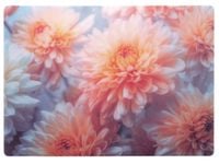 Podkładka mata na stół dekoracyjna LUXE tworzywo 44,5x32cm wz. 58 dalie