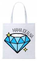 Dla Mamy Mamusi Prezent Torba Eco Biała Shopper Z Nadrukiem Ze Zdjęciem