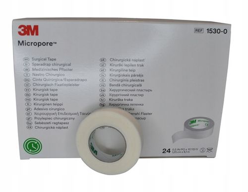 PRZYLEPIEC MICROPORE 3M 1,25cm x 9,1m 24SZT na Arena.pl