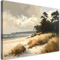 Obraz do salonu sypialni biura loftu, Widok Plaża Wydmyi 30x20