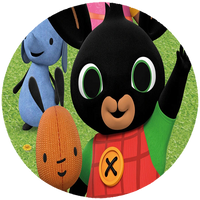 Opłatek na tort Królik Bing