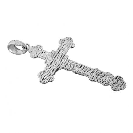 SREBRNY DUŻY KRZYŻ Z UKRZYŻOWANYM JEZUSEM SREBRO PRÓBY 925 na Arena.pl